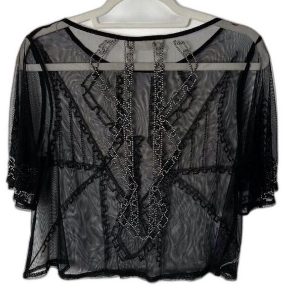 Abercrombie & Fitch Beaded and Embroidery Short Sleeve Top Size XS - Picture 2 of 5